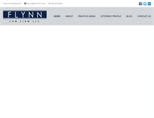 Tablet Screenshot of flynnfirm.com